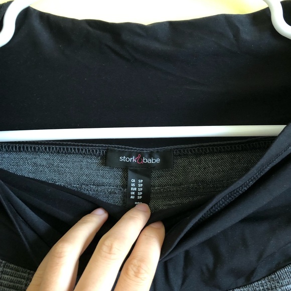 Maternity working pants thyme - Picture 2 of 4